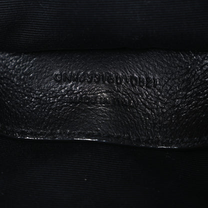 Saint Laurent Crinkled Calfskin Matelasse Monogram Baby Niki Chain Satchel Natural Tan 7 of 12