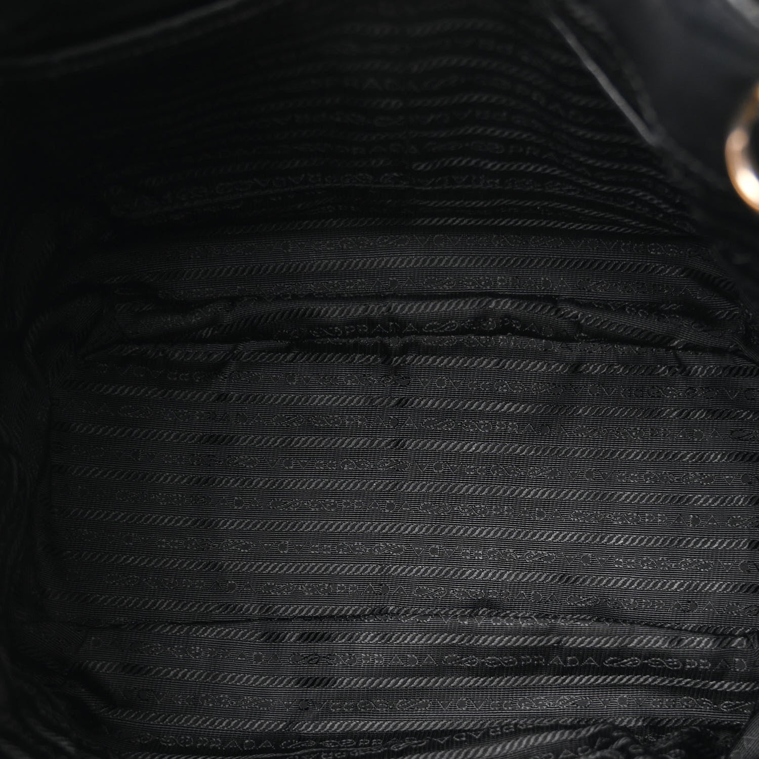 Prada Nappa Gaufre Tote Black 4 of 10