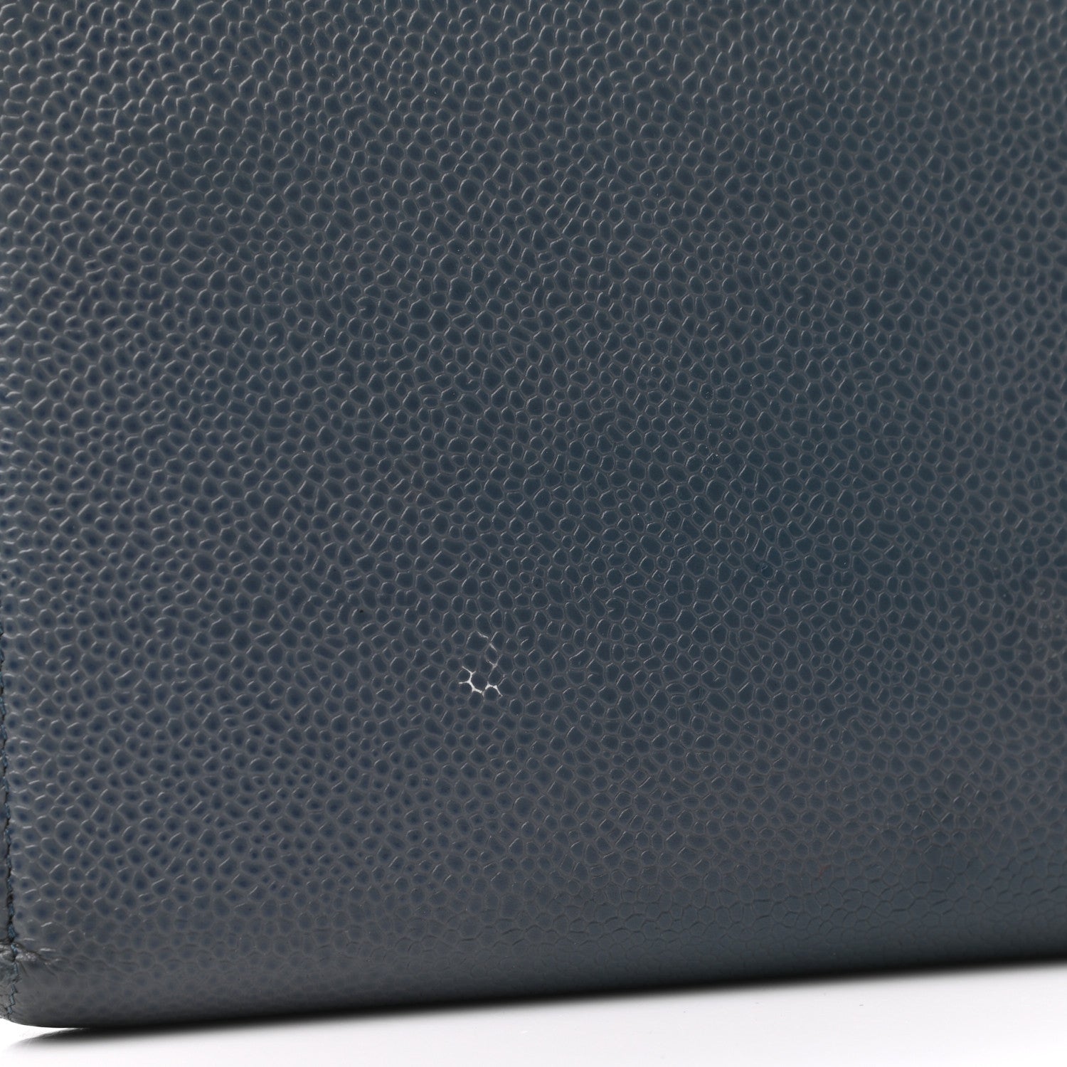 Chanel Caviar Large CC Timeless Zip Around Organizer Wallet Blue 4 of 5