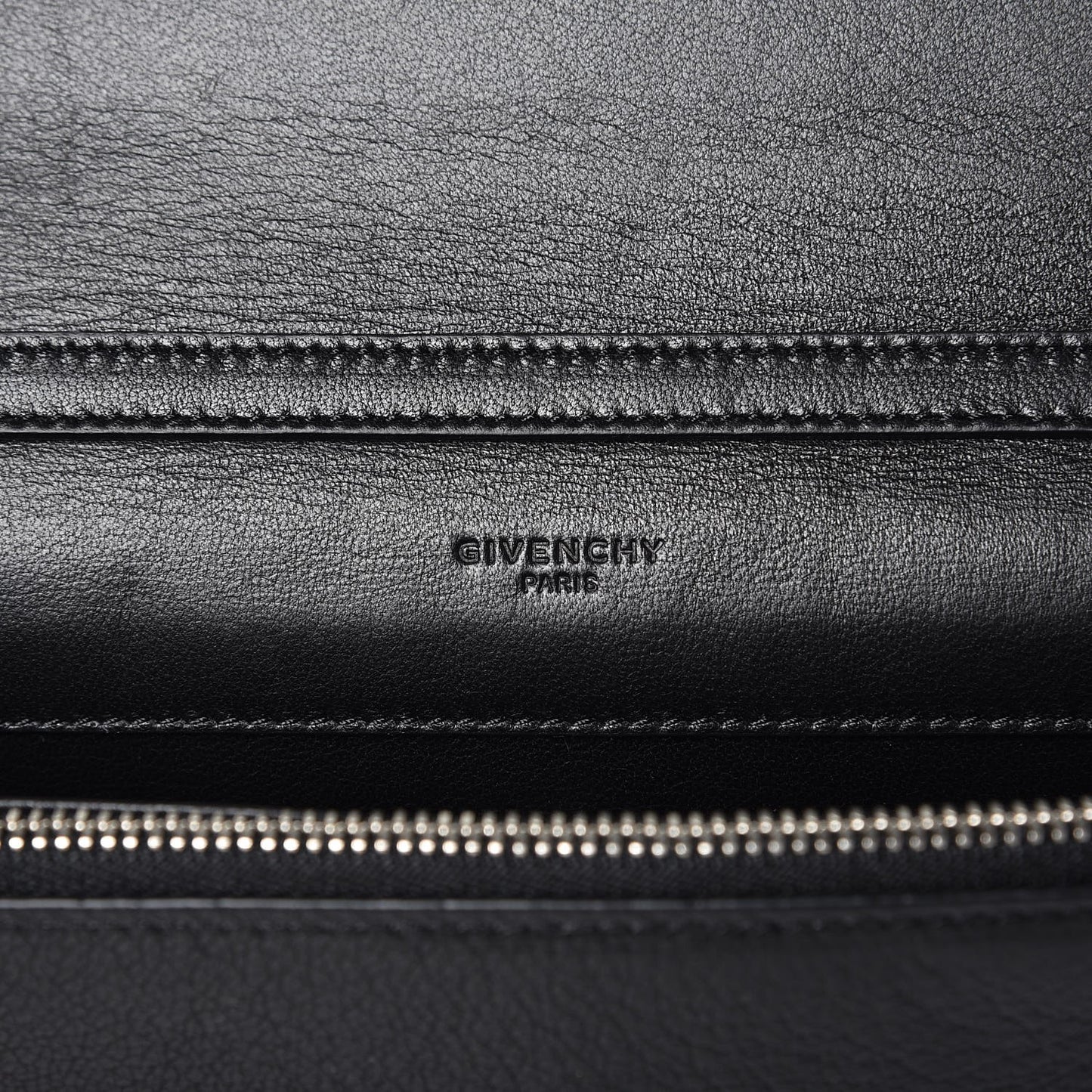 Sugar Goatskin Pandora Chain Wallet Black