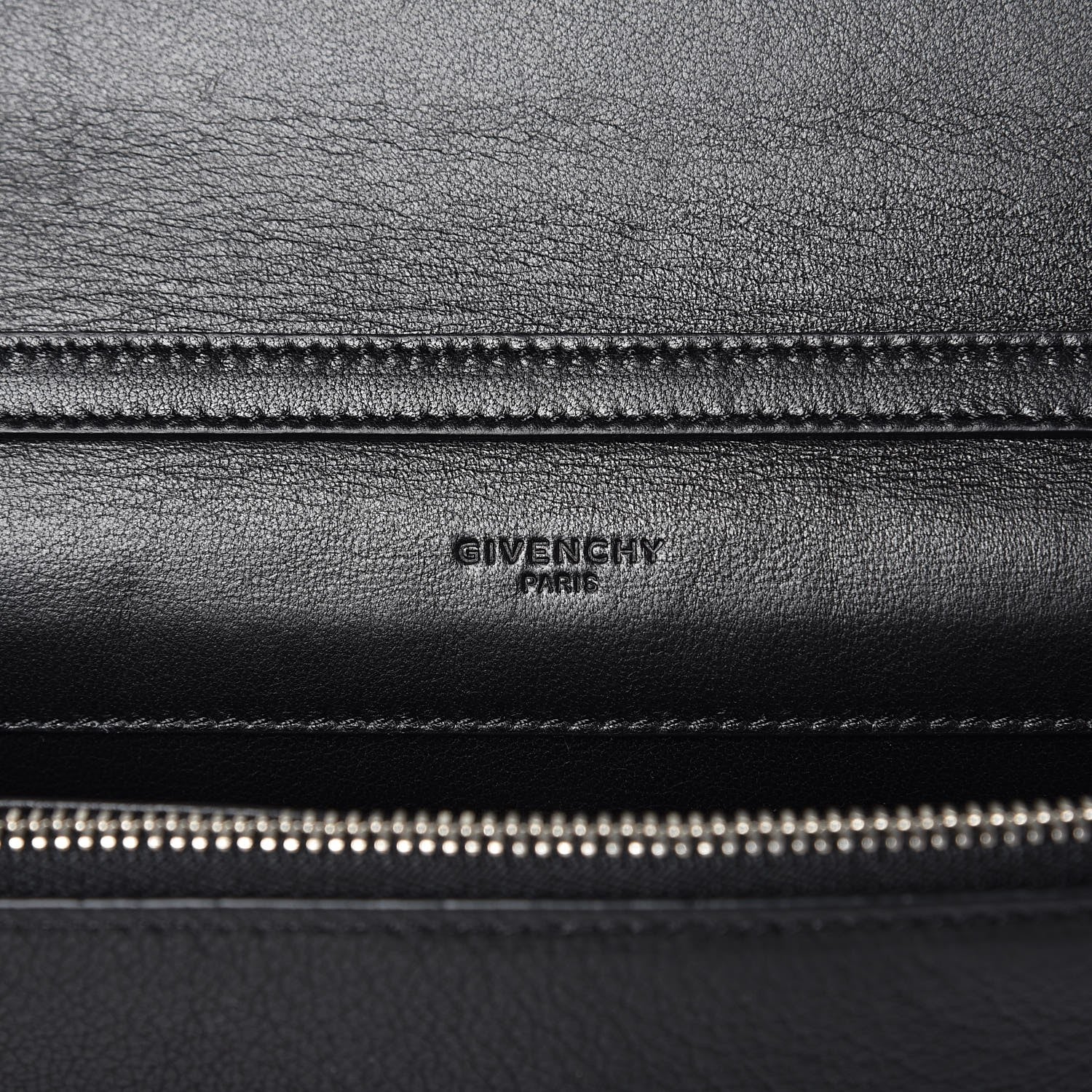 Givenchy Sugar Goatskin Pandora Chain Wallet Black 6 of 9
