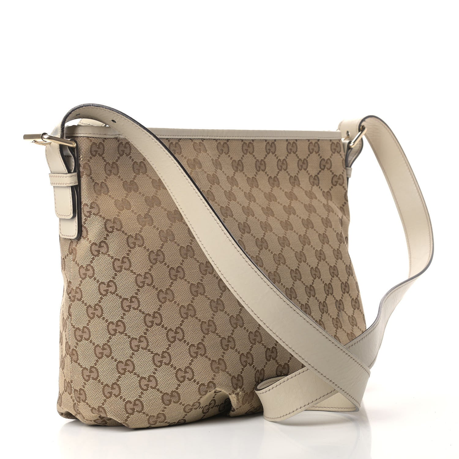 Gucci Monogram Messenger Bag Off White 3 of 11