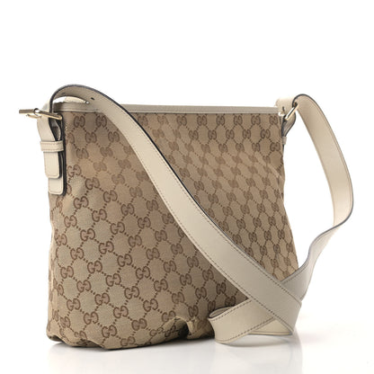 Gucci Monogram Messenger Bag Off White 3 of 11