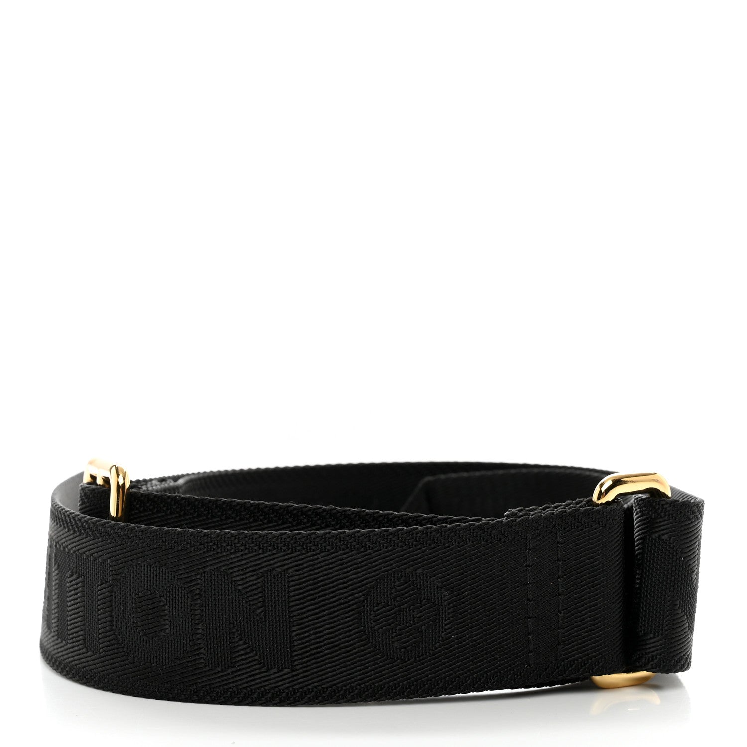 Louis Vuitton Nylon Calfskin Bubblegram Wallet Strap Black 2 of 5