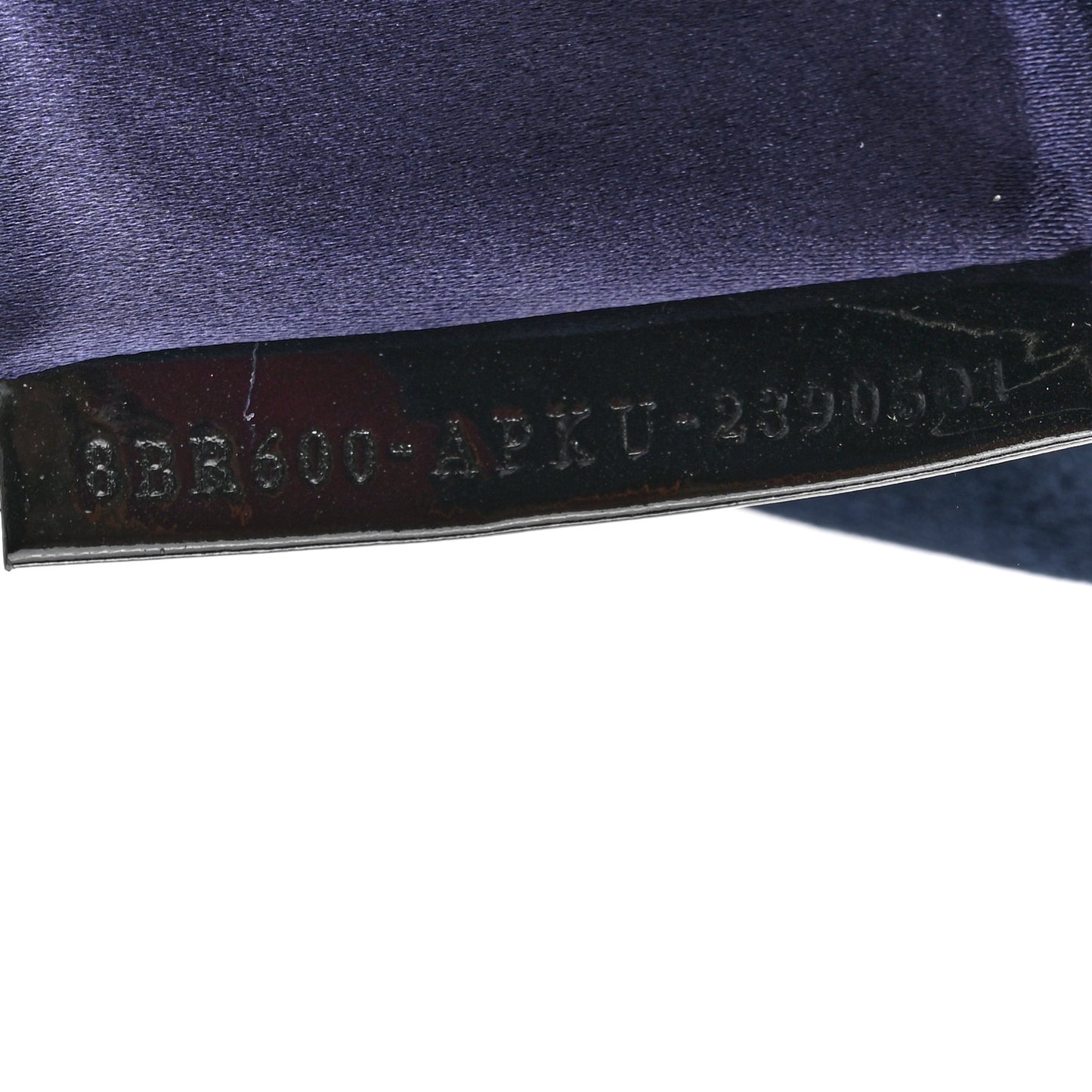 Velvet Crystal Embellished Baguette Midnight