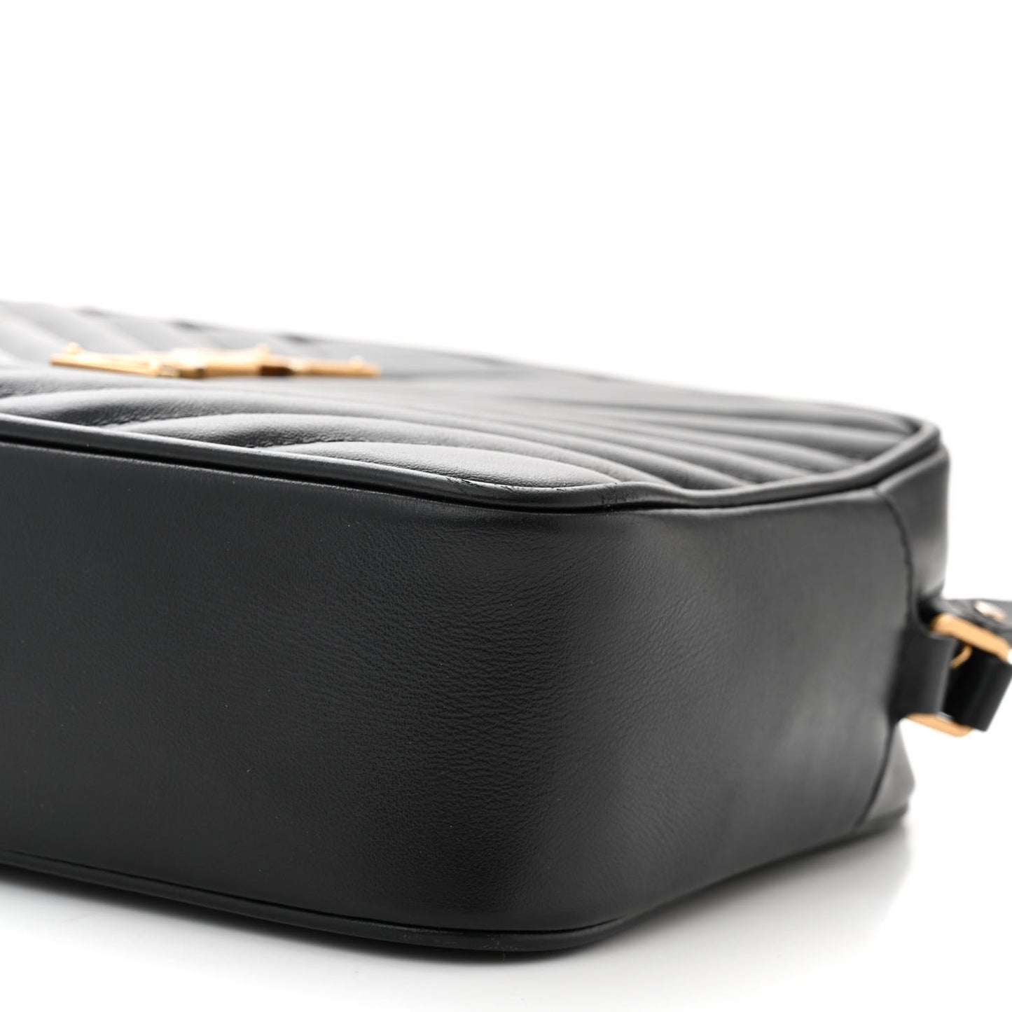 Calfskin Matelasse Monogram Lou Camera Bag Black