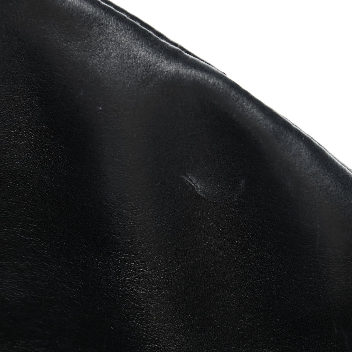 Lambskin Quilted Small Loulou Puffer Monogram Chain Satchel Black