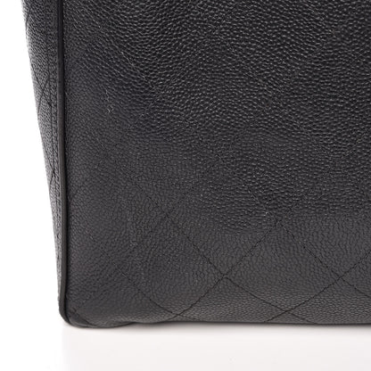 Chanel Grained Calfskin CC Pocket Tote Black 10 of 13