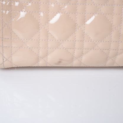Christian Dior Patent Cannage Medium Lady Dior Beige 15 of 16