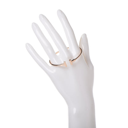 Tiffany 18K Rose Gold T Wire Bracelet 2 of 5