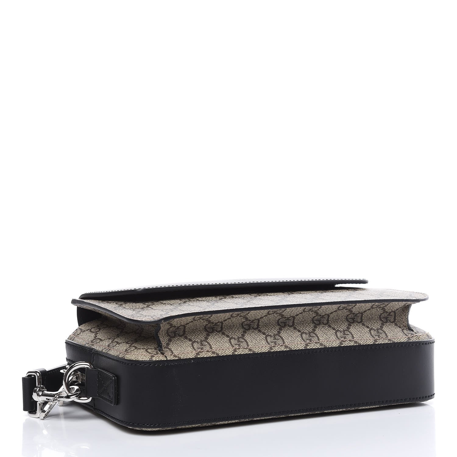 Gucci GG Supreme Monogram Mens Eden Wristlet Black 4 of 11
