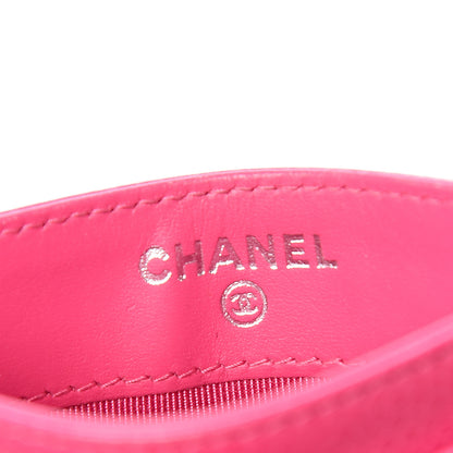 Chanel Caviar Quilted Card Holder Pink 5 of 8