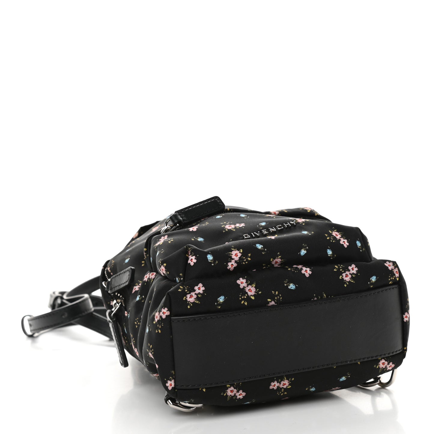 Tech Twill Nylon Hibiscus Print Nano Backpack Multicolor