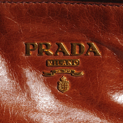 Prada Vitello Shine Tote Palissandro 6 of 11