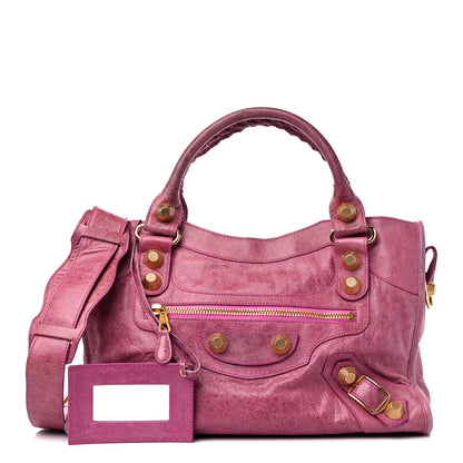 Balenciaga Agneau Giant 21 Gold Hardware City FRAMBOISE 1 of 20