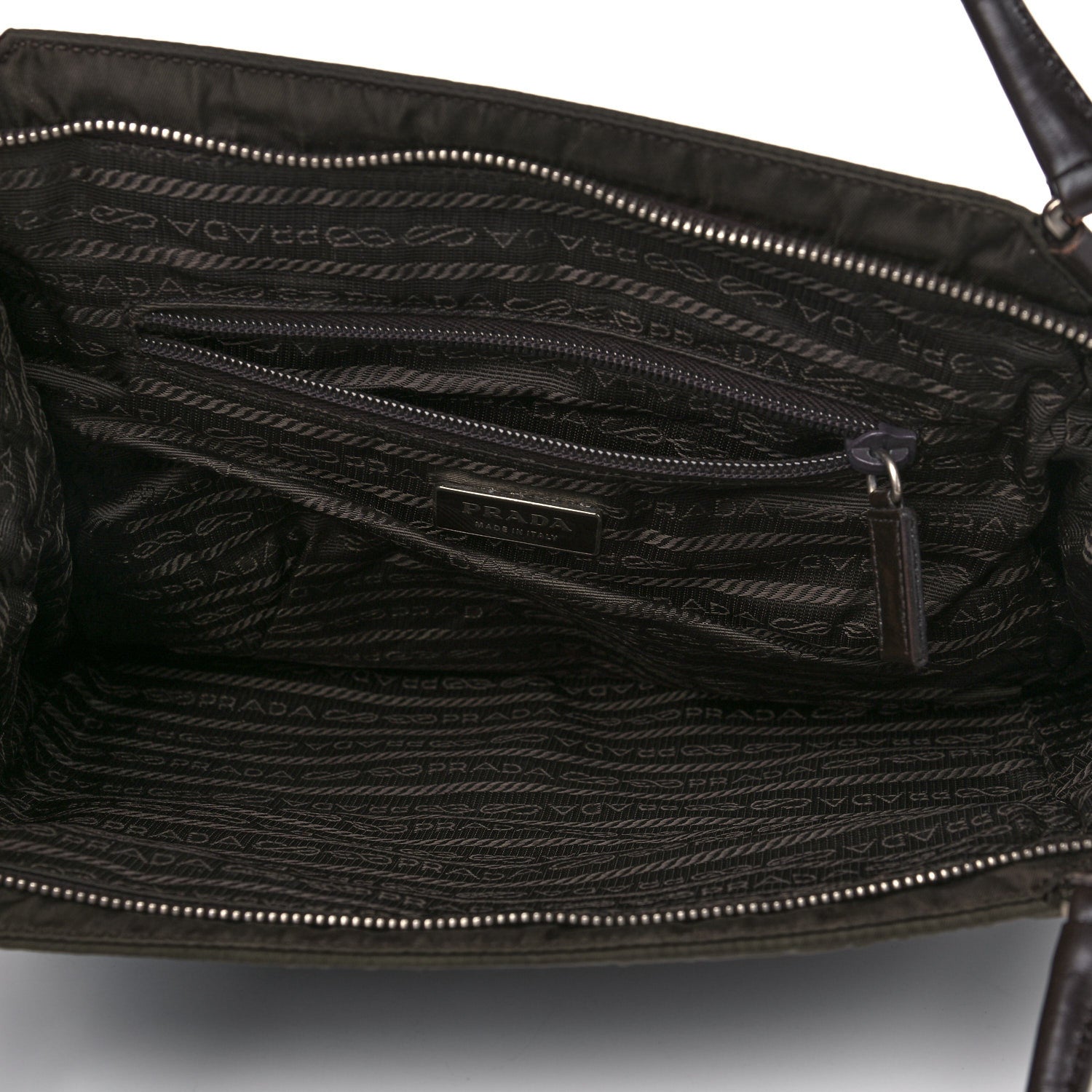 Prada Tessuto Nylon Nappa Tote Militare 5 of 18