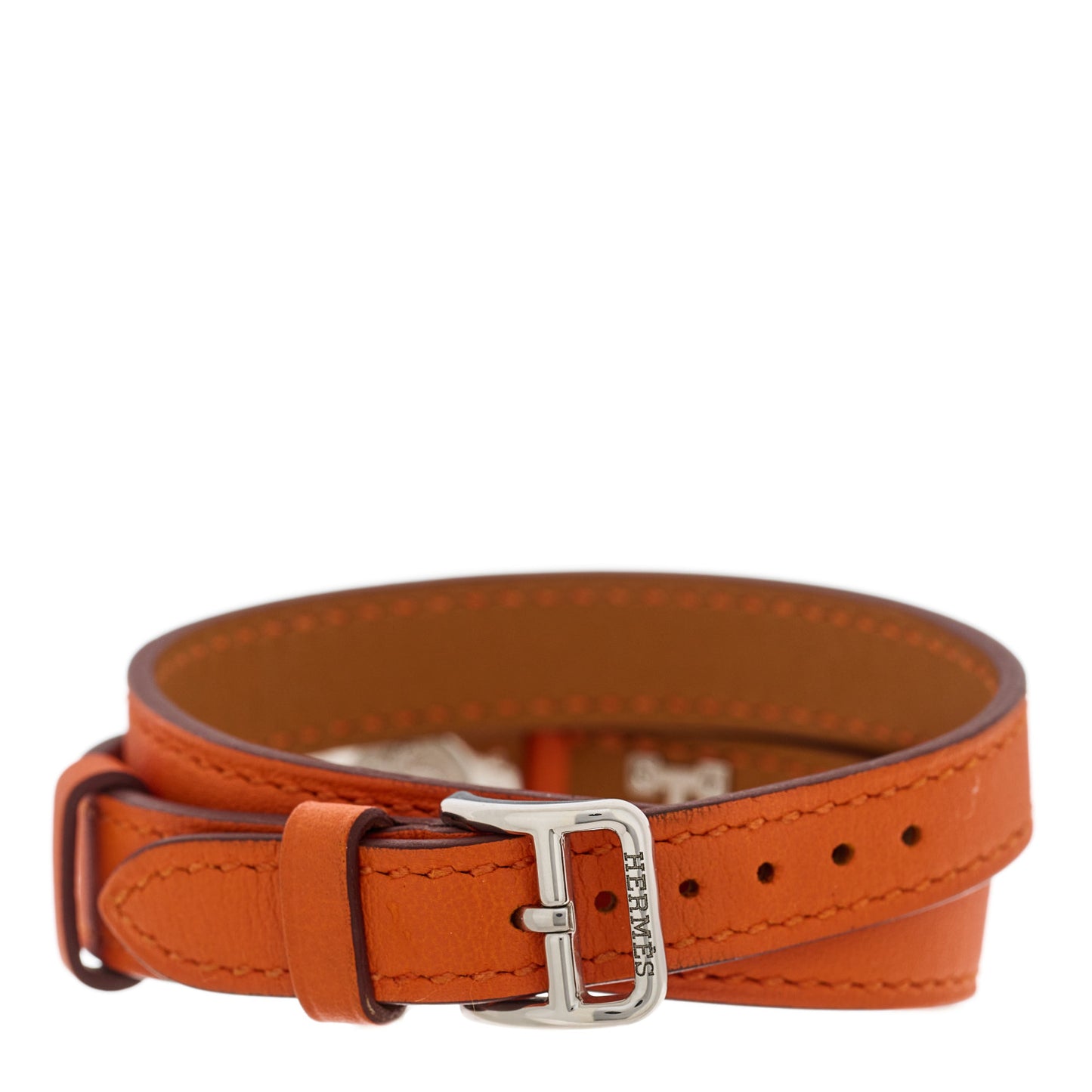 Stainless Steel Swift 16mm Medor Double Tour Quartz Watch Orange