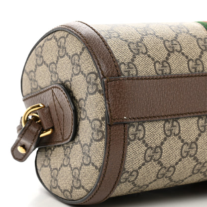 Gucci GG Supreme Monogram Web Small Ophidia Boston Bag Beige New Acero 8 of 10