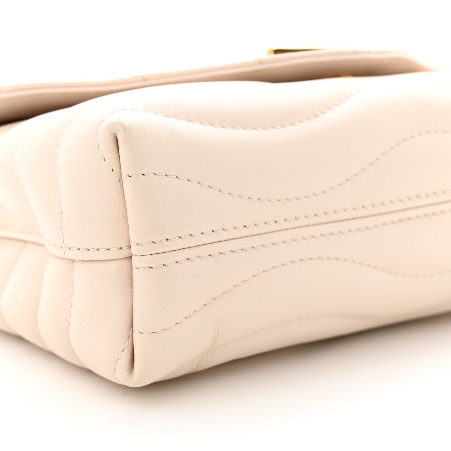 Louis Vuitton Calfskin LV New Wave Chain Bag Ivory 8 of 9