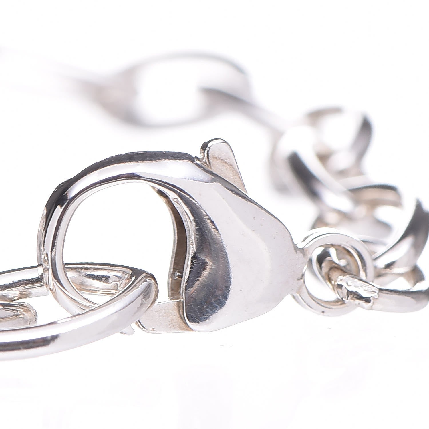 Tiffany Sterling Silver Filigree Heart Key Bracelet 5 of 5