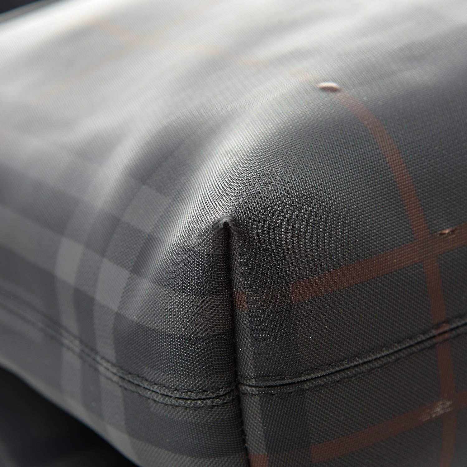 Burberry Nylon Smoked Check Messenger Bag 11 of 17