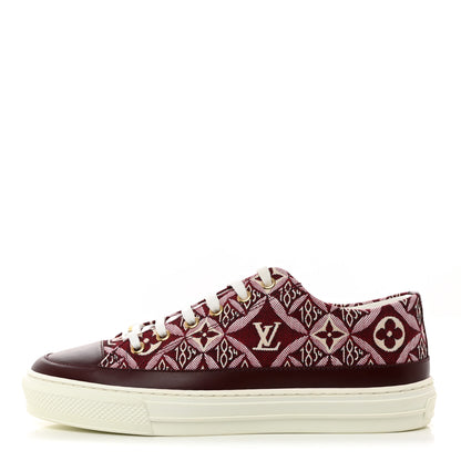 Louis Vuitton Jacquard Since 1854 Stellar Sneakers 37 Bordeaux 1 of 8