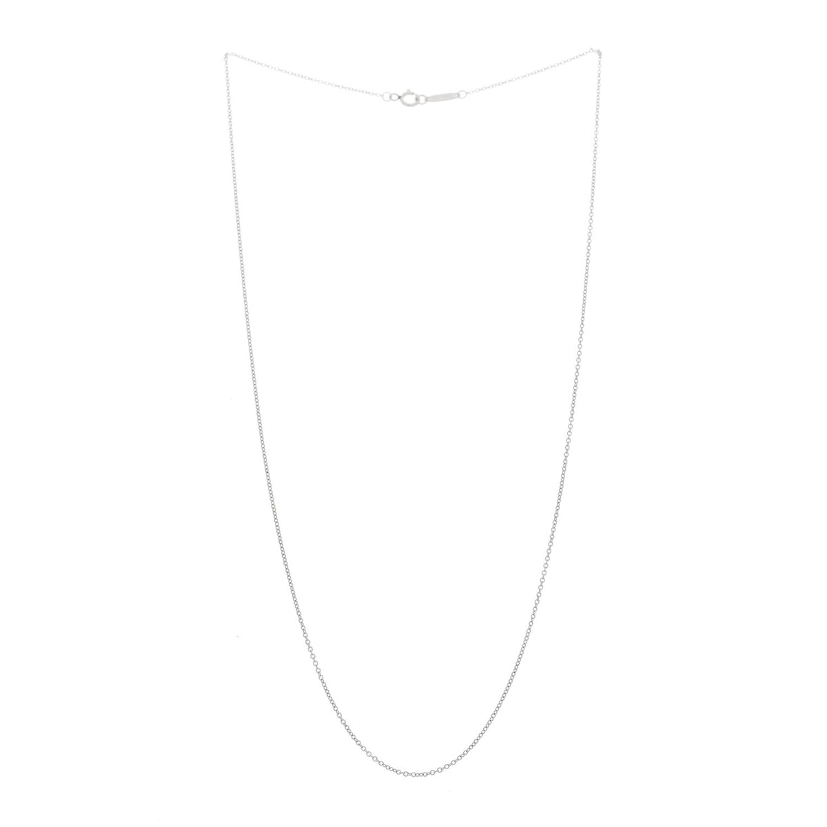 Platinum Chain Necklace 18"