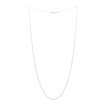 Tiffany Platinum Chain Necklace 18" 3 of 6