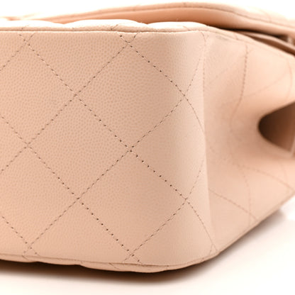 Chanel Caviar Quilted Jumbo Double Flap Light Pink 10 of 12