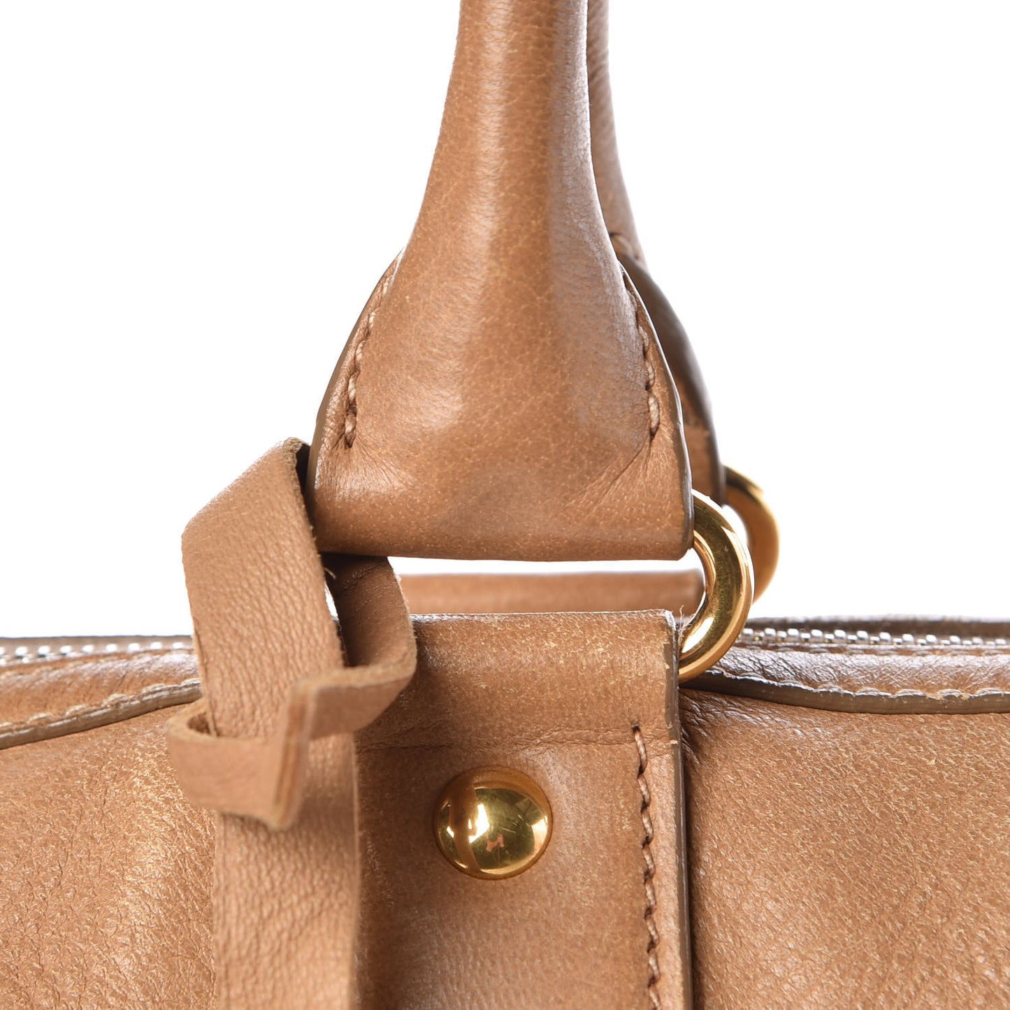 Cervo Deerskin Shoulder Bag Sabbia