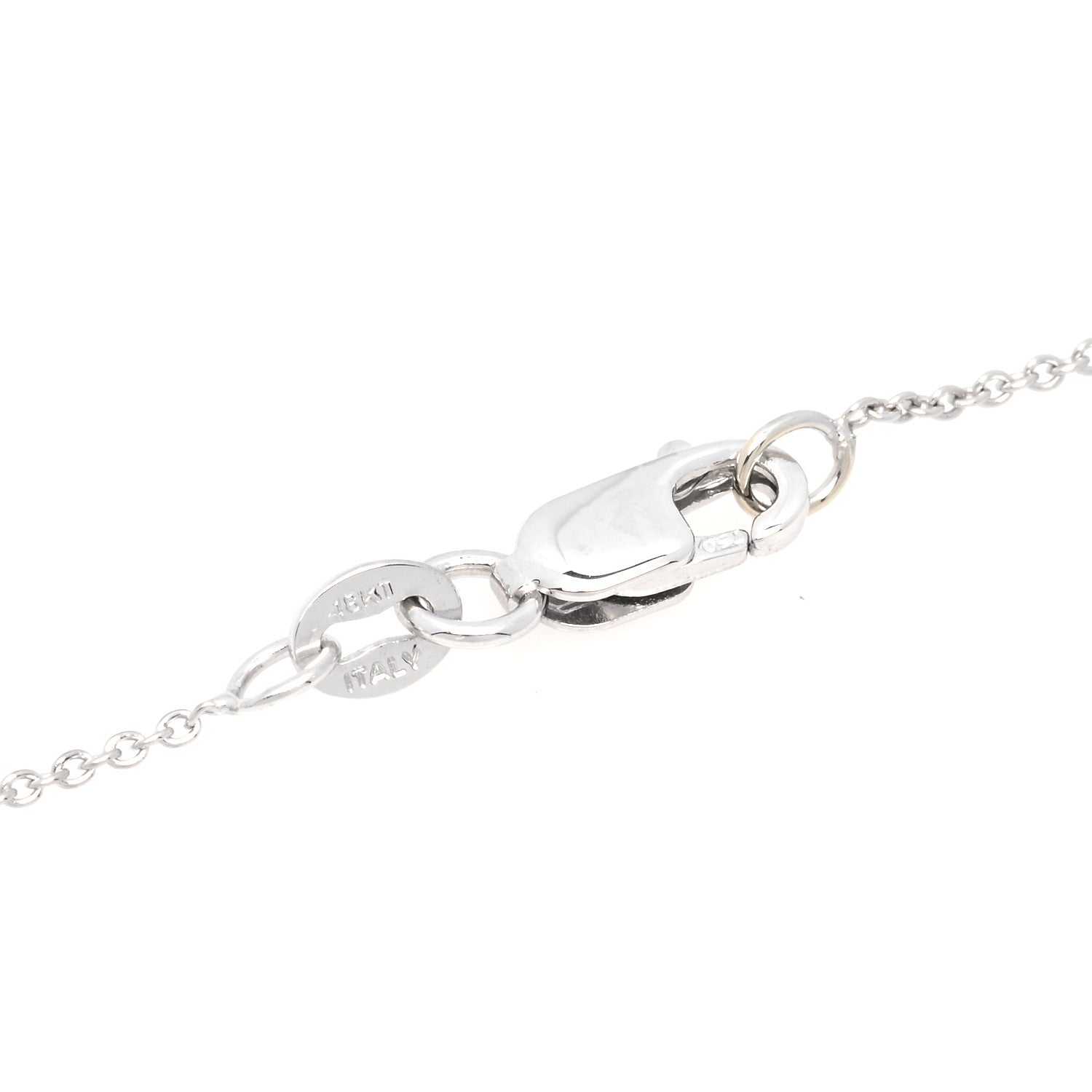 Roberto Coin 18K White Gold Diamond Love Letter L Pendant Necklace 4 of 6