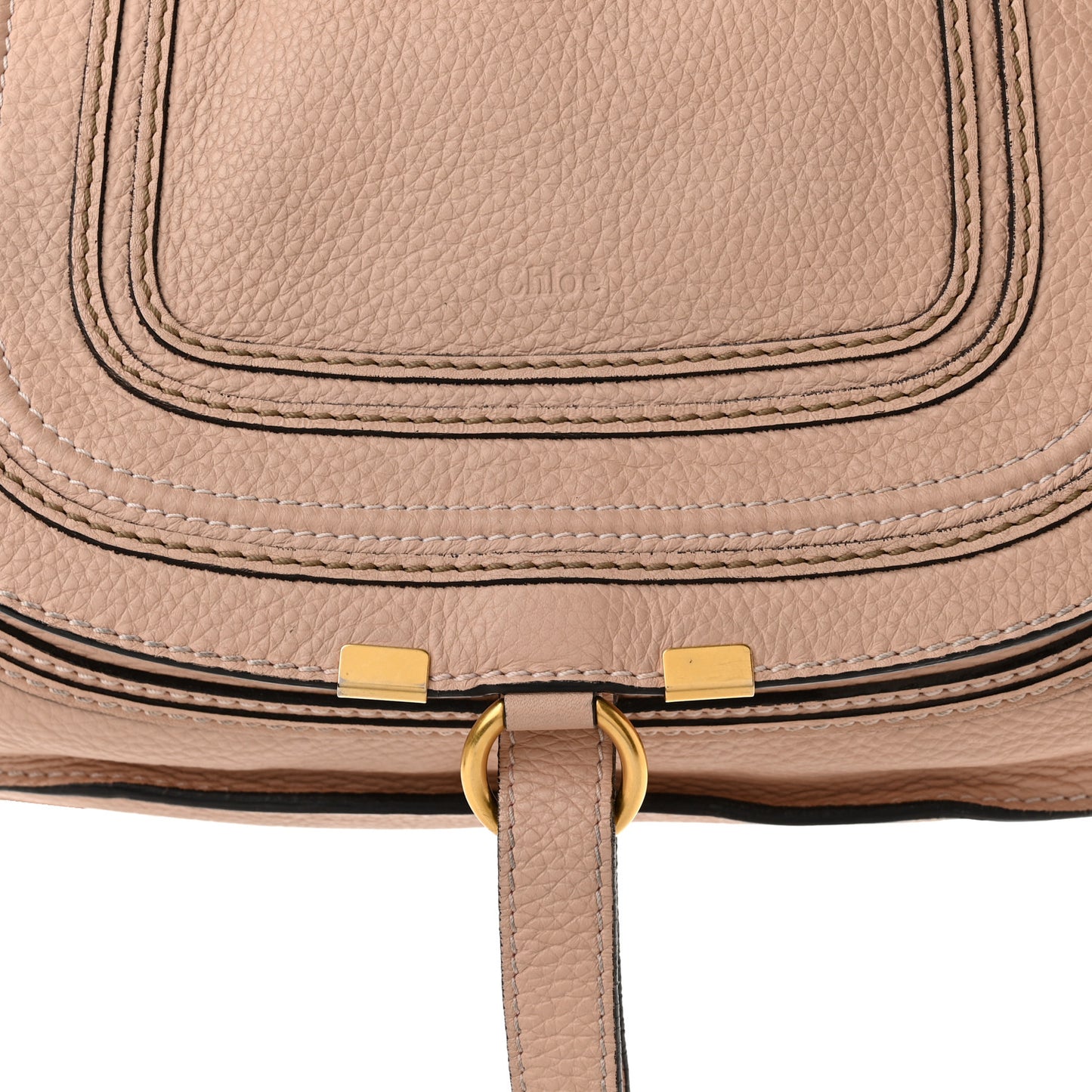 Calfskin Medium Marcie Satchel Blush Nude