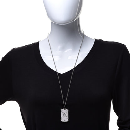 Louis Vuitton Monogram Locket Necklace 2 of 8