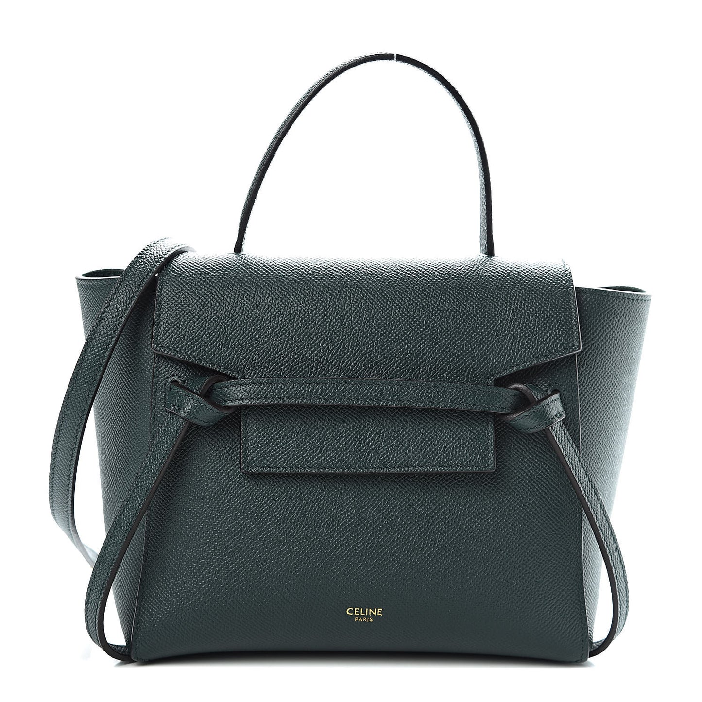 Grained Calfskin Nano Belt Bag Amazone