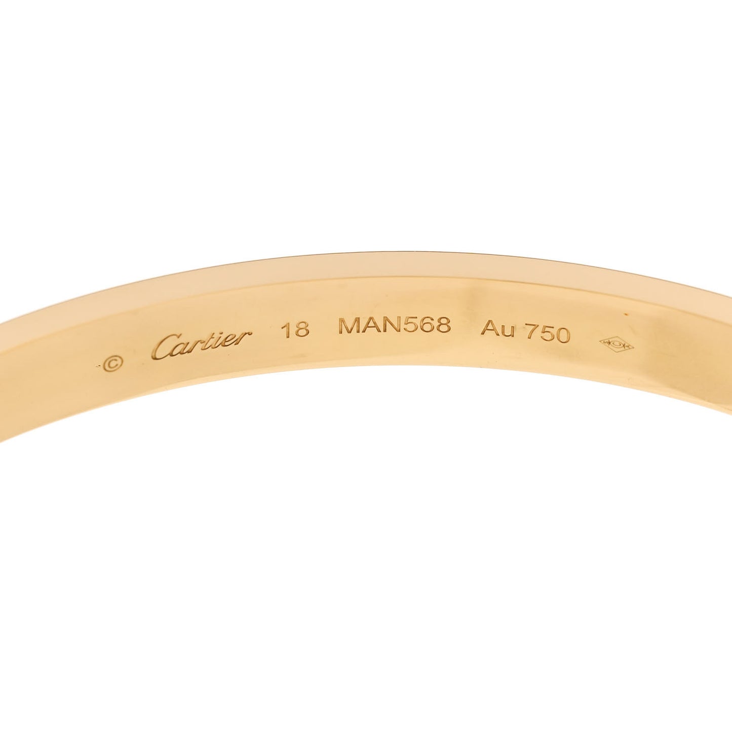 18K Yellow Gold LOVE Bracelet 18