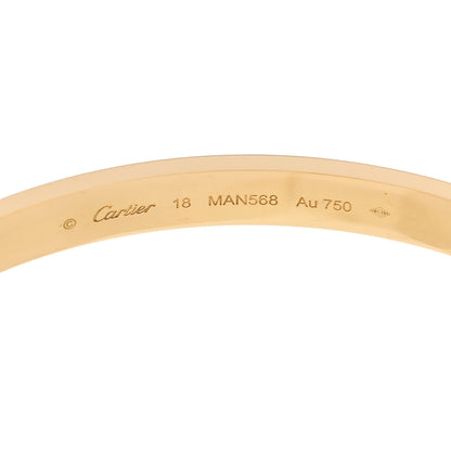 Cartier 18K Yellow Gold LOVE Bracelet 18 4 of 6