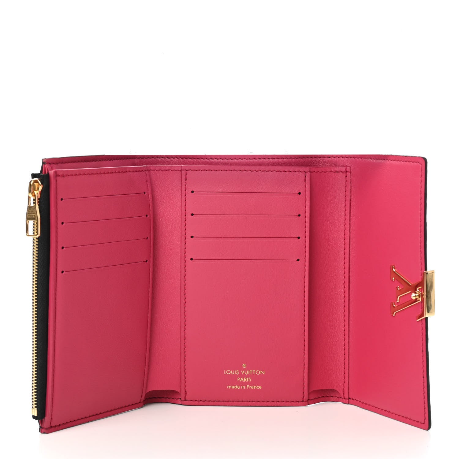 Louis Vuitton Taurillon Capucines Compact Wallet Black 4 of 4