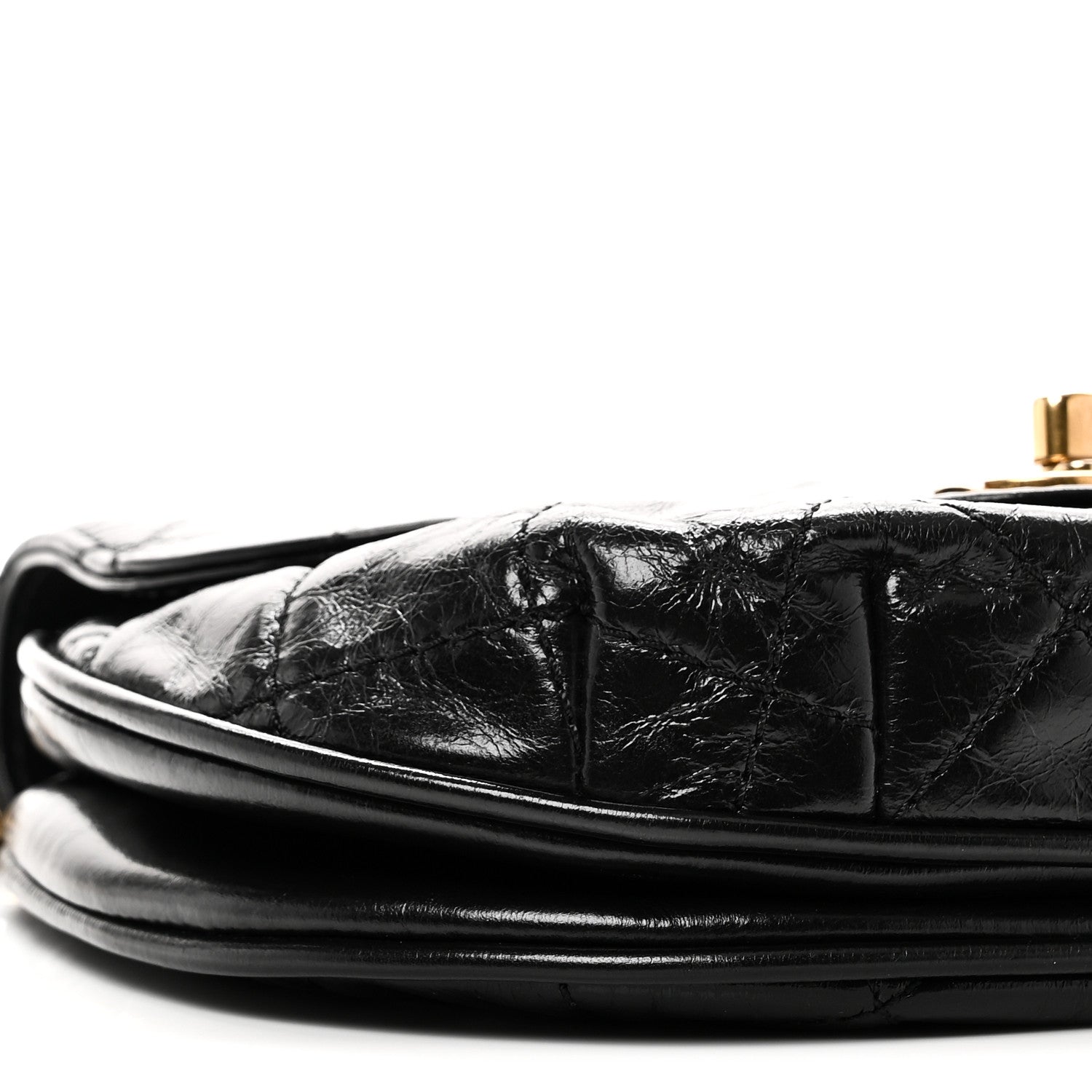 Chanel Glazed Calfskin Quilted Small Bubble CC Flap Black 9 of 10