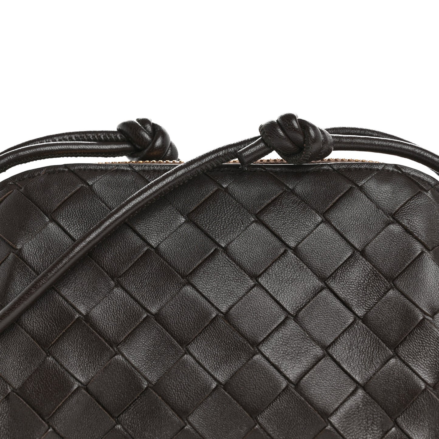 Nappa Intrecciato Mini Loop Camera Bag Fondant