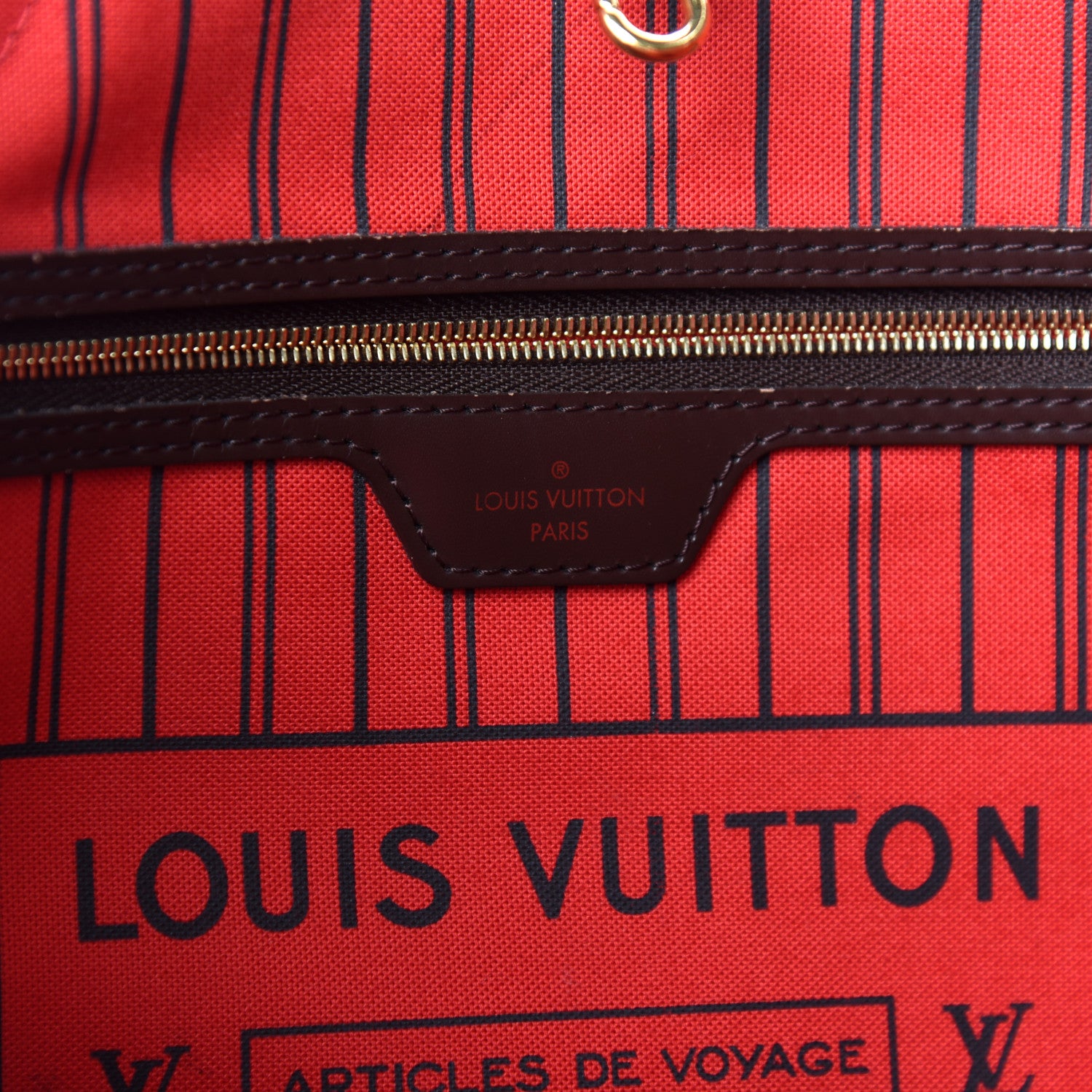 Louis Vuitton Damier Ebene Neverfull GM 6 of 9