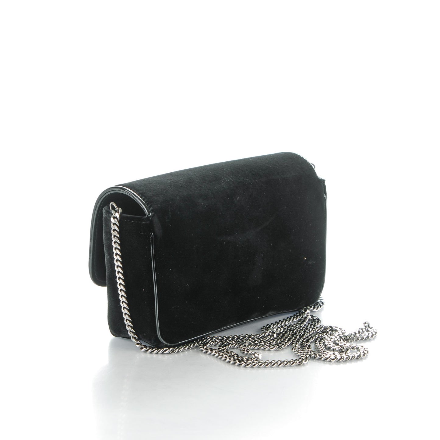 Velvet Mini Ruby Crossbody Bag Black