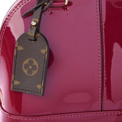 Louis Vuitton Patent Monogram Alma BB Magenta 11 of 13