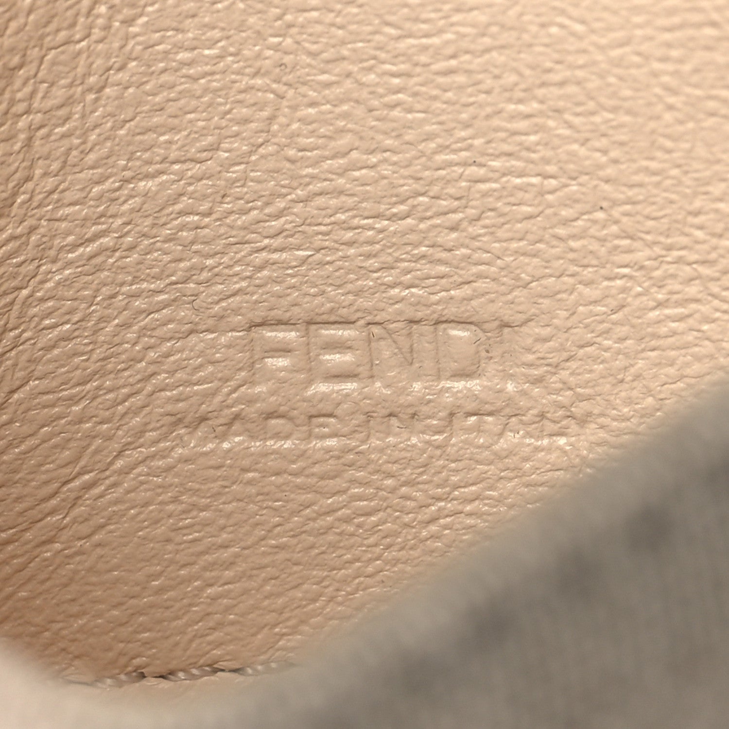 Fendi Kuban Canvas FF Embroidered Nano Baguette Charm Grezzo Multicolor 5 of 6