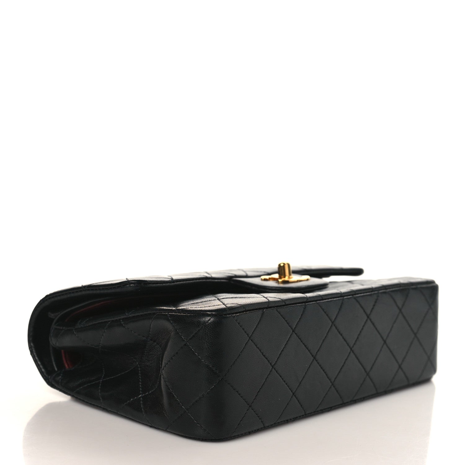 Chanel Lambskin Quilted Small Double Flap Black 4 of 9