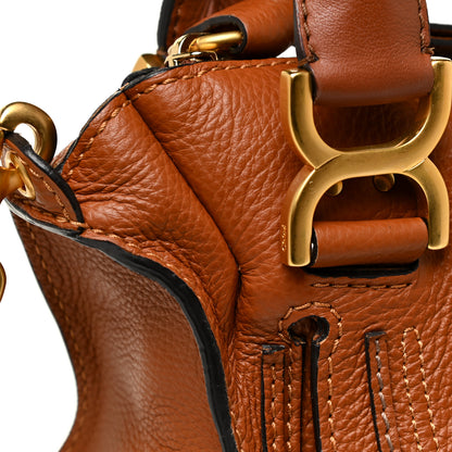Chloe Calfskin Medium Marcie Satchel Tan 9 of 12