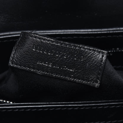 Saint Laurent Calfskin Y Quilted Monogram Toy Loulou Crossbody Bag Black 8 of 13