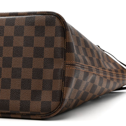 Louis Vuitton Damier Ebene Neo Neverfull MM Rose Ballerine 11 of 14