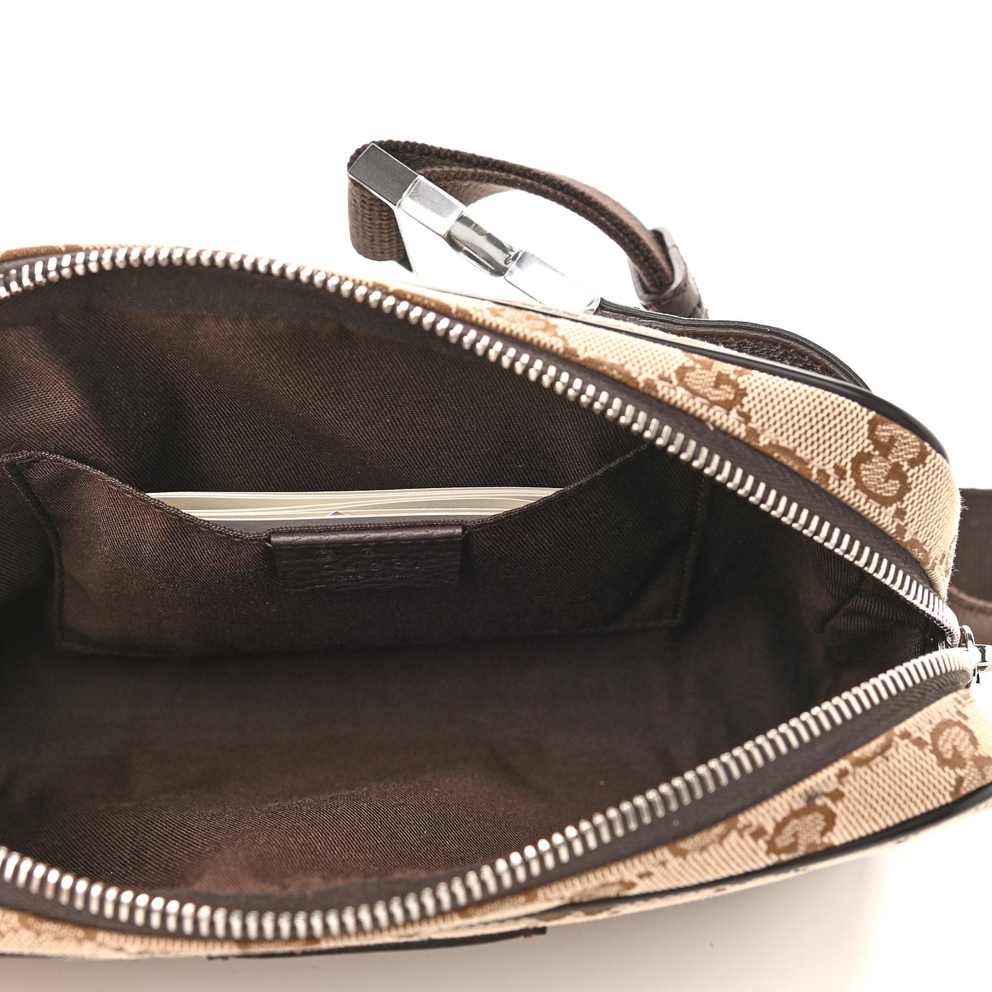 Monogram Belt Bag Dark Brown