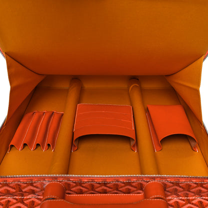 Goyard Goyardine Rolling Suitcase Trolley PM Orange 5 of 25