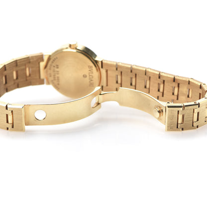 Bulgari 18K Yellow Gold 23mm Quartz Watch Black 6 of 7